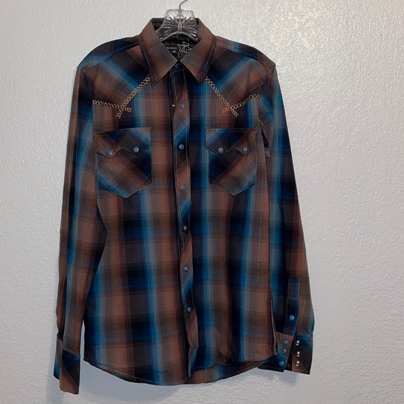 Tin Haul Men’s Pearl Snap L/S - Picture 1 of 4